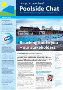 hampton pool trust  Poolside Chat News from the charity securing the future of Hampton Pool  WINTER 2014