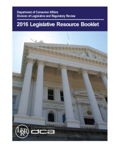 2016 Legislative Resource Booklet