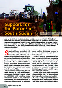 Juba / United Nations Mission in South Sudan / Japan Self-Defense Forces / Sudan / Comprehensive Peace Agreement / Africa / South Sudan / Central Equatoria