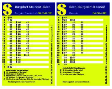 Bern–Burgdorf Steinhof[removed]