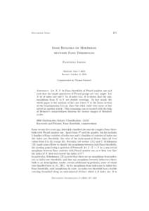 471  Documenta Math. Some Remarks on Morphisms between Fano Threefolds