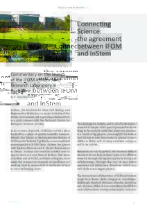 IFOM: A YEAR IN REVIEWConnecting Science: the agreement between IFOM
