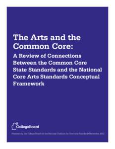 The Arts and the Common Core: A Review of Connections Between the Common Core State Standards and the National Core Arts Standards Conceptual