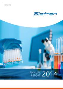 BIOTRON LIMITED ABNANNUAL REPORT