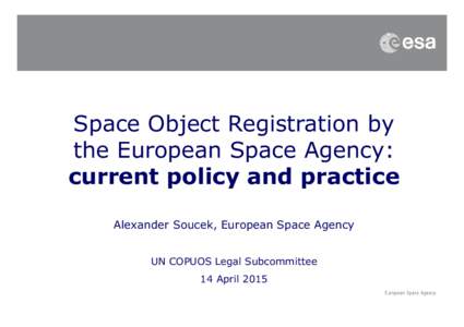 International Space Station / Satellite / ESRO / Concurrent Design Facility / Spaceflight / European Space Agency / Swarm