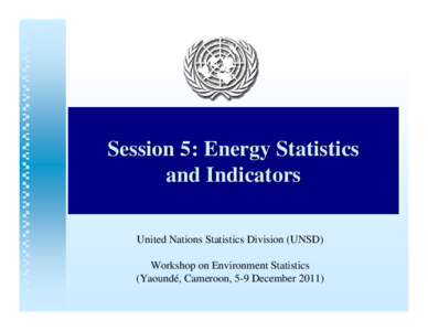 Microsoft PowerPoint - Session 5-3 Energy statistics and indicators�〰唀一匀䐀0〮ppt