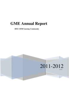 GME Annual Report MSU-CHM Lansing Community12
