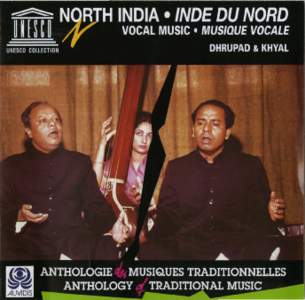 NORTH INDIA Vocal Music. Dhrupad and Khyal OJ  Alap and Dhrupad sung by Mohinuddln and Aminuddln Dagar; accompaniment: Pakhava/