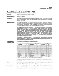 Microsoft Word - BC Lab Manual PBM ICP-MS Metals May[removed]doc