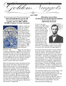 Library of Congress / Sacramento /  California / The California Museum / KZAP / Sacramento River / Geography of California / Abraham Lincoln / Abraham Lincoln Bicentennial Commission