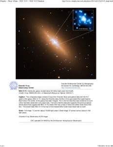 Chandra :: Photo Album :: NGC 3115 :: NGC 3115 Handout