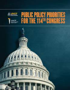 UNCF Public Policy and Government Affairs  PUBLIC POLICY PRIORITIES