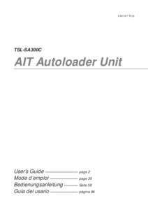 TSL-SA300C AIT Autoloader Unit