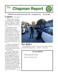 The  Chapman Report Published by the Golden Gate Lotus Club