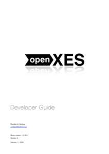 Developer Guide Christian W. Günther  Library version: 1.0 RC5 Revision: 6