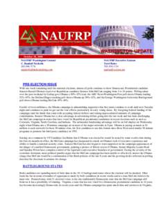 October 28, 2008 NAUFRP Washington Counsel C. Randall Nuckolls 