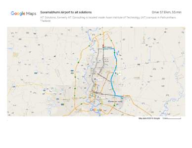 Suvarnabhumi Airport to ait solutions ­ Google Maps Suvarnabhumi Airport to ait solutions