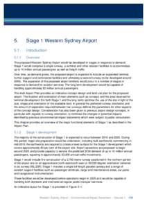 Western Sydney Airport – Environmental Impact Statement – Volume 1