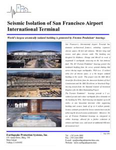 E P  S Seismic Isolation of San Francisco Airport International Terminal