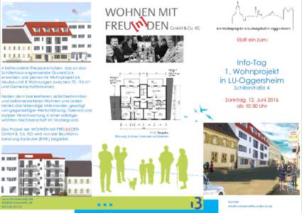 lädt ein zum:  Info-Tag 1. Wohnprojekt in LU-Oggersheim
