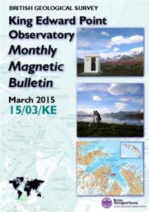 BRITISH GEOLOGICAL SURVEY  King Edward Point Observatory  Monthly