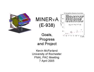 MINERnA  Introduction, Detector Progress and MRI Proposal