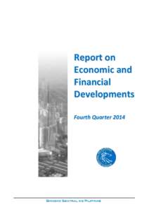 Report on Economic and Financial Developments Fourth Quarter 2014