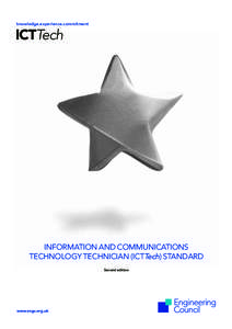 knowledge.experience.commitment  ICTTech INFORMATION AND COMMUNICATIONS TECHNOLOGY TECHNICIAN (ICTTech) STANDARD