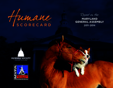 Report on th e  SCORECARD MARYLAND GENERAL ASSEMBLY