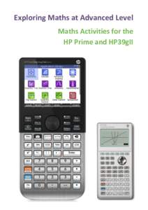 Programmable calculators / Mathematics / Graphing calculators / Computing / Consumer electronics / Office equipment / Computer algebra systems / Mathematical notation / Calculator / HP calculators / HP Prime / Software calculator