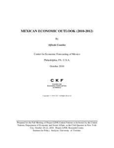 Economy of the United States / Macroeconomics / Economic policy / Interaction between monetary and fiscal policies / Economic history of Mexico / Economics / Inflation / Monetary policy