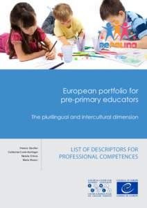 PEPELINO  European portfolio for pre-primary educators The plurilingual and intercultural dimension