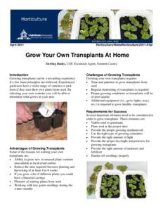 Microsoft Word - Grow Your Own Transplants At Homeformat.