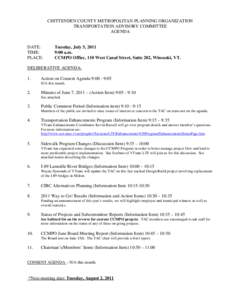 Microsoft Word - Agenda - July - 11.doc