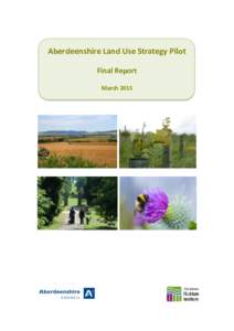Aberdeenshire Land Use Strategy Pilot Phase 1 stakeholder workshop