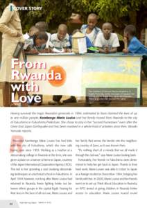 COURTESY OF THINK ABOUT EDUCATION RWAND  COVER STORY From Rwanda