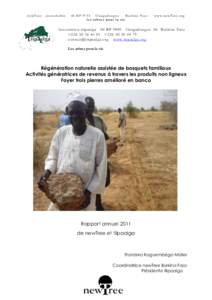 newTree - nouvelarbre  06 BP 9735 Ouagadougou Burkina Faso les arbres pour la vie