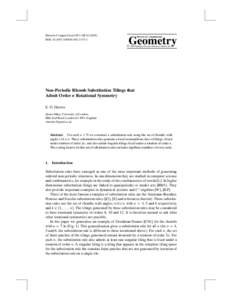 Discrete Comput Geom OF1–OF14DOI: s00454Discrete & Computational  Geometry
