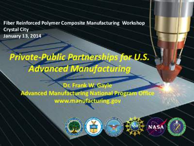 Private-Public Partnerships for U.S. Advanced Manufacturing
