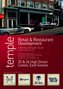 temple  Retail & Restaurant Development 1,936 to 4,162 sq.ft. To Lettosq.m)