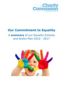 Our Commitment to Equality A summary of our Equality Scheme and Action Plan Statement of Commitment _________________________________________________________