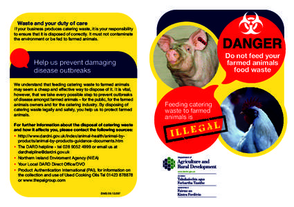 Food waste leaflet