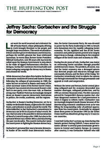 :26 World Jeffrey Sachs: Gorbachev and the Struggle for Democracy