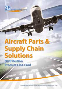 Aircraft Parts & Supply Chain Solutions Distribution Product Line Card