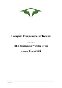 Camphill Communities of Ireland ~~~~~ PR & Fundraising Working Group Annual Report 2014