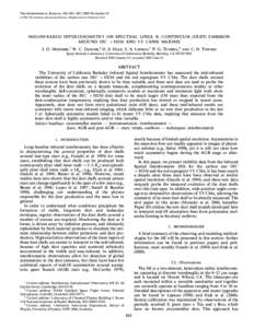 THE ASTROPHYSICAL JOURNAL, 543 : 861È867, 2000 November[removed]The American Astronomical Society. All rights reserved. Printed in U.S.A. MID-INFRARED INTERFEROMETRY ON SPECTRAL LINES. II. CONTINUUM (DUST) EMISSION A