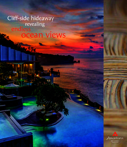 Cliff-side hideaway revealing endless  ocean views
