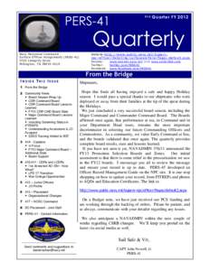 PERS-41  2nd Quarter FY 2012