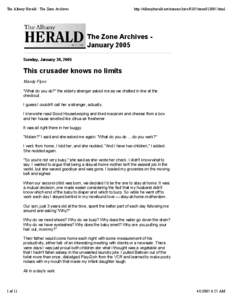 The Albany Herald - The Zone Archives  http://albanyherald.net/zonearchive/0105/zone013005.html