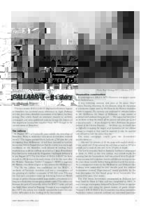 BALLAARAT in the manufacturer’s yard, BALLAARAT – its story by Philippa Rogers The locomotive BALLAARAT displayed in Victoria Square at Busselton has received many references in Light Railways